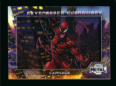 2021 Marvel Metal Universe Spider-Man Skyscraper Shadow Box #SS3 Carnage