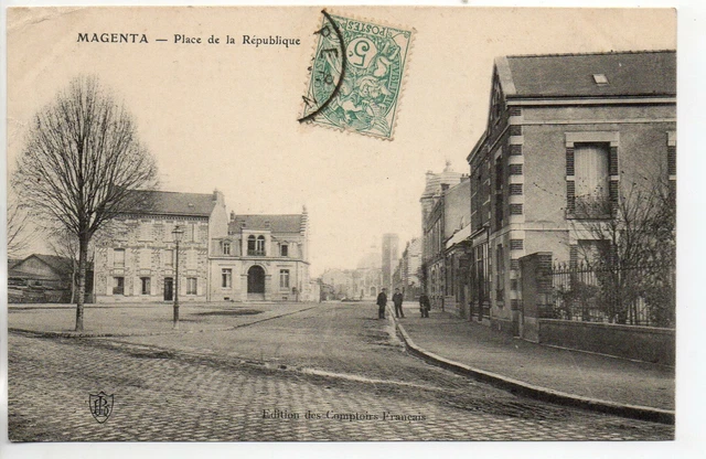 MAGENTA Epernay Dizy - Marne - CPA 51 - Republic Square