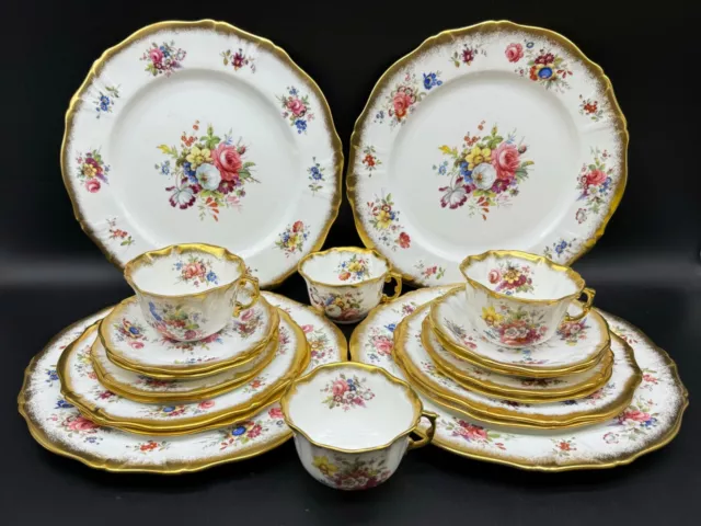 Hammersley Lady Patricia 5 Piece Place Setting x 4 Bone China England 20 Pieces