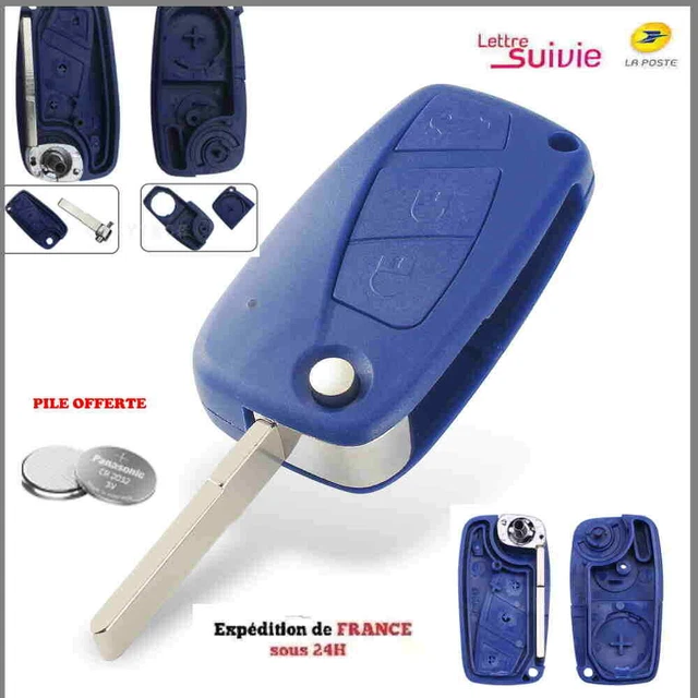 Boîtier De Télécommande De Clé Pour FIAT Uno, Punto, Doblo, Bravo – Neuf