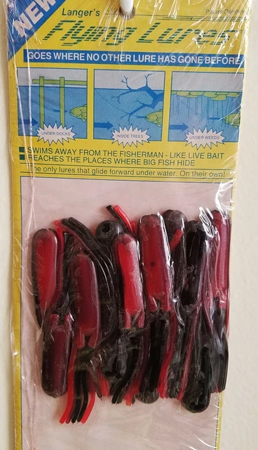 antique topwater fishing lures Set of 3 Vintage Large Fishing Lures | Circa 1950s