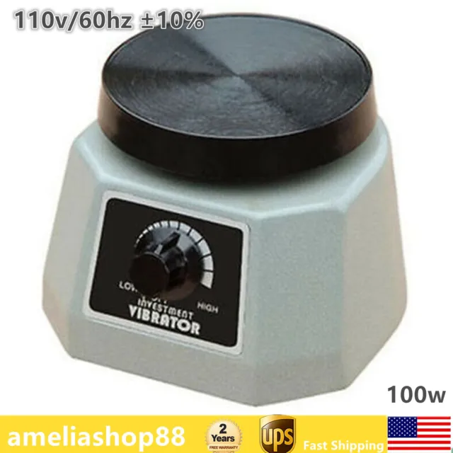 NEW 4inch Round Dentist Shaker Model Oscillator Equipment Dental Lab Vibrator