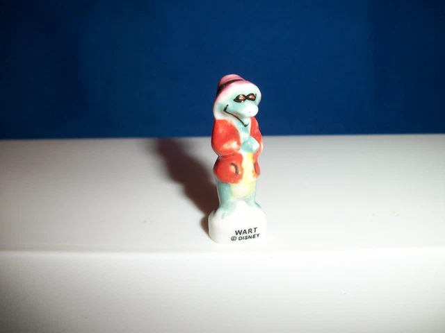 WART the LIZARD RESCUE RANGERS Mini Figurine Porcelain FEVES CHIP & DALE Disney