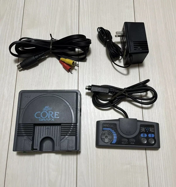 CONSOLE NEC PC ENGINE CORE GRAFX II NTSC-JAPAN  COMPLETE WITH Manual Good Condition 4904323918188
