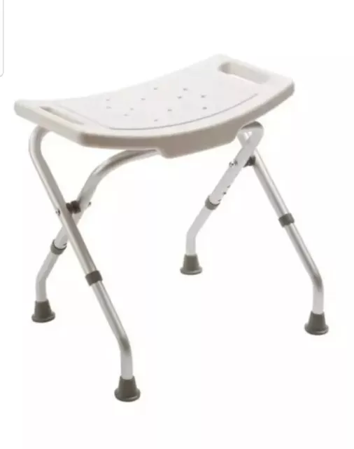 Zebblux Folding Aluminium Adjustable Bath Bench Bathing Shower Seat Mobility Aid