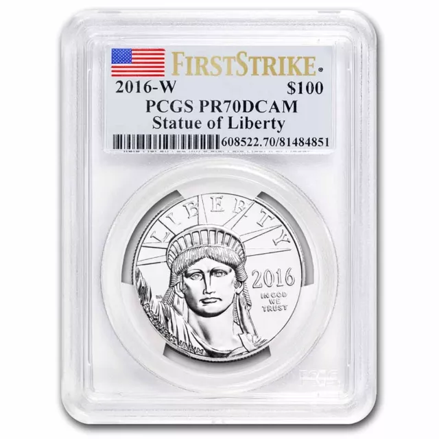 2016-W 1 oz Proof Platinum Eagle PR-70 DCAM PCGS (FirstStrike®)