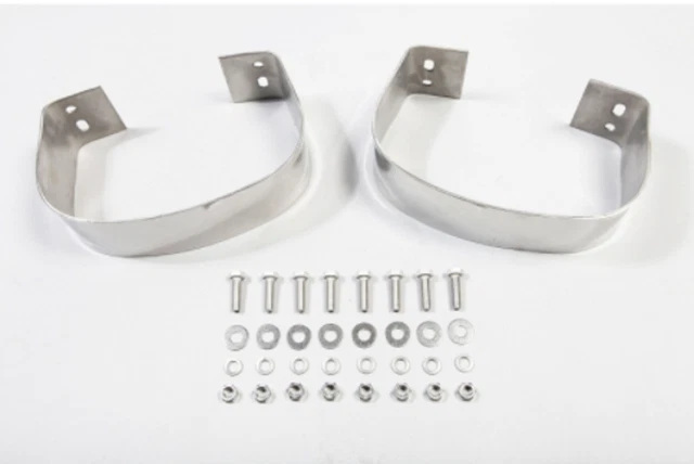 Rugged Ridge Bumperette Kit Rear Stainless Steel Fits 76-95 Jeep CJ/Wrangler YJ
