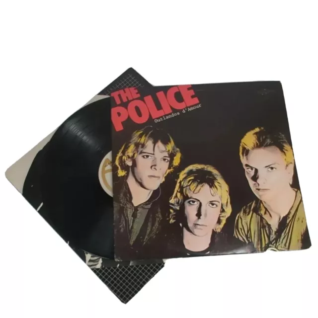 The Police Outlandos d'Amour 1978 vinyl LP, with Roxanne