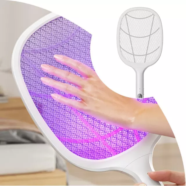 Mosquito Swatter Rechargeable Electric Mosquito Fly Killer Z5D4 Insect Z2A3