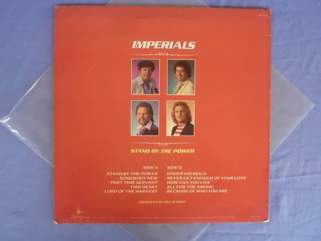 Imperials Stand By The Power 12"Vinyl LP 33rpm 1982 Day Spring DST-4100 + Insert 3