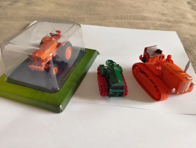 Lot Tracteur Monde Agricole Hachette 1/43e Renault Fiat Cletrac