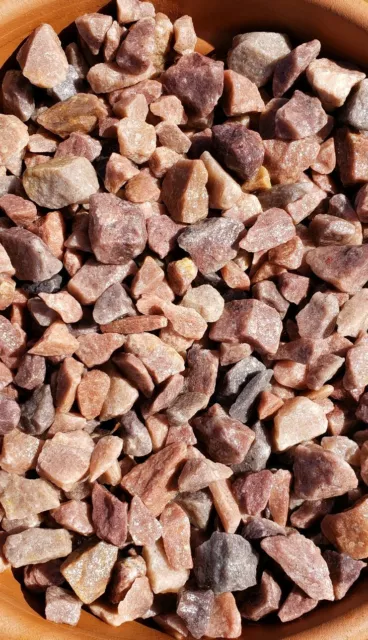 Pink Quartzite 3/4" Tumbling Media 8+ Pounds Rock Tumbling Rough Mohs 6.5