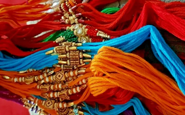 NEW Rakhi Thread Bracelet Multicolour Bead Raksha Bandhan Rakhi Wrist Band Dora 3