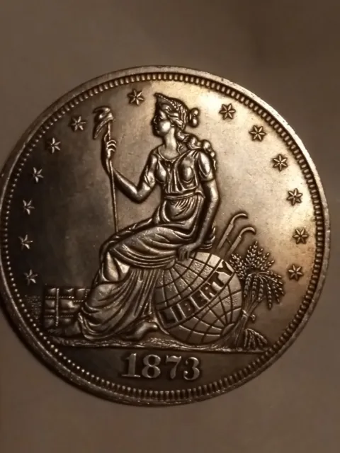 reproduction 1873 seated liberty dollar