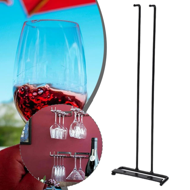 Wine Glass Holder Hanging Rack Storage For Cabinet Home Gift Decor Iron.1 W2T2