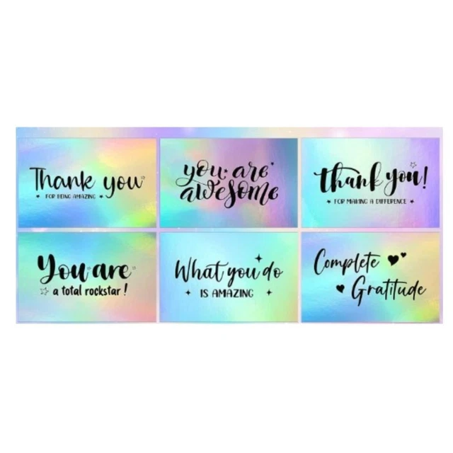 BUSINESS CARD SIZED Appreciation Postcards Inspirational Cards