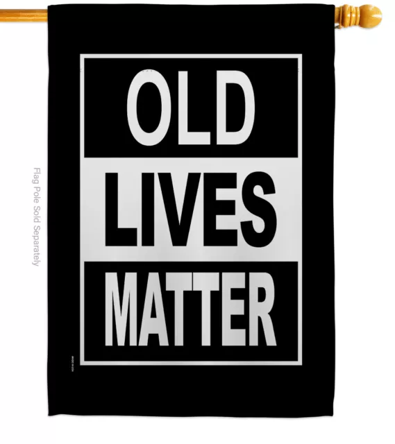 Old Live Matter Garden Flag Support Cause Decorative Gift Yard House Banner 3