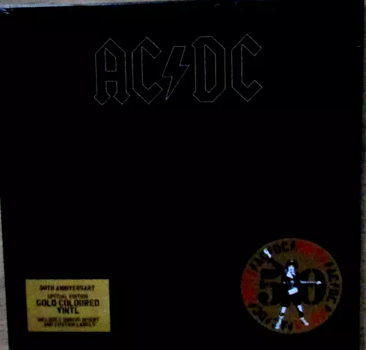 AC/DC back in black Gold Coloured Ltd Edition LP NEU / OVP Sealed