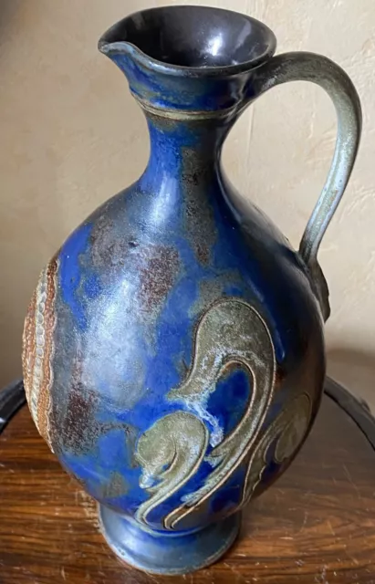 Vase pichet Roger Guérin Art nouveau - Hauteur 32 cm - Décor Néo-renaissance 3