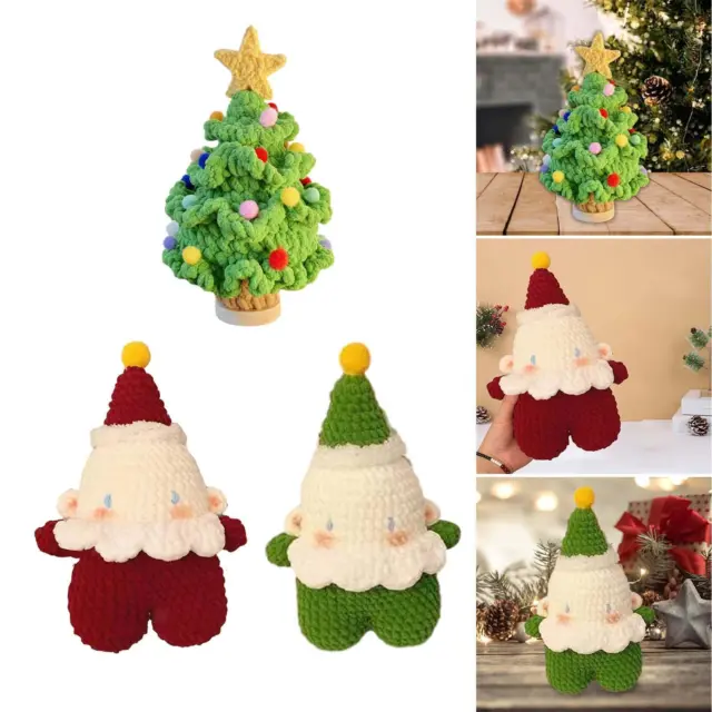 Weihnachten Häkelset DIY Home Decor Handarbeit gestrickt Häkeln Handwerk