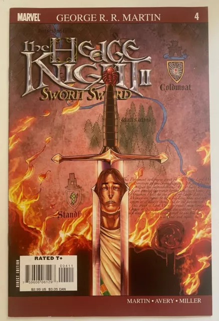 GEORGE RR MARTIN'S THE HEDGE KNIGHT : SWORN SWORD 4/7.0 VF Marvel comic 2008