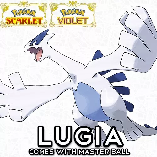 non-Shiny Lugia 6IV Lv. 70 Timid Tower Duo Legendary Pokemon Écarlate Violet Sv