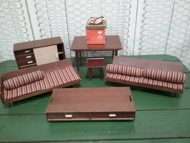 VINTAGE BARBIE MID Century Modern Doll Furniture 1958 Mattel