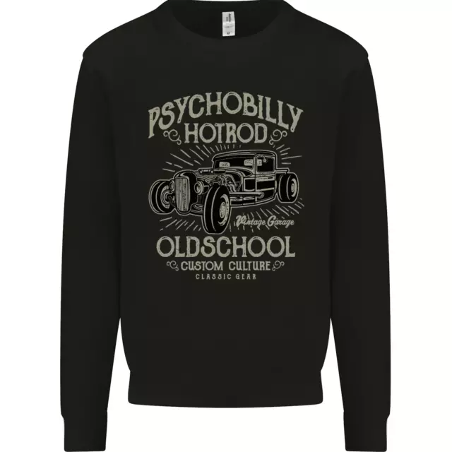 Psychobilly Hotrod Hot Rod Dragster Mens Sweatshirt Jumper