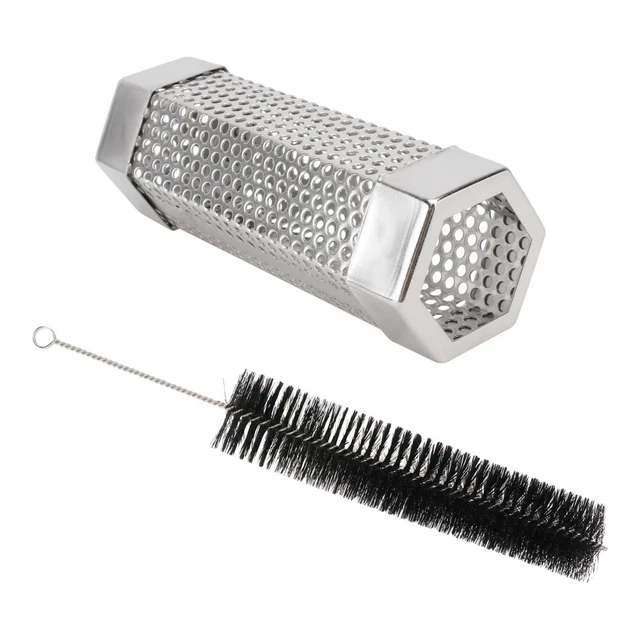 Fumatura Carne E Pesce Generatore Fumo Per Barbecue In Acciaio Inox - Tubo Affumicatura 30 Cm Per Pellet E Chips Generatore Fumo Freddo Acciaio Inox - Foto 2