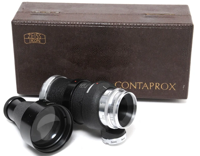 Zeiss Contaprox 1251 para Contax IIIa con Tessar de 5 cm en caja