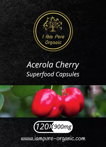 Acerola Ciliegia | Biologica | 120x900mg Capsule Vegane | Alta Vitamina C