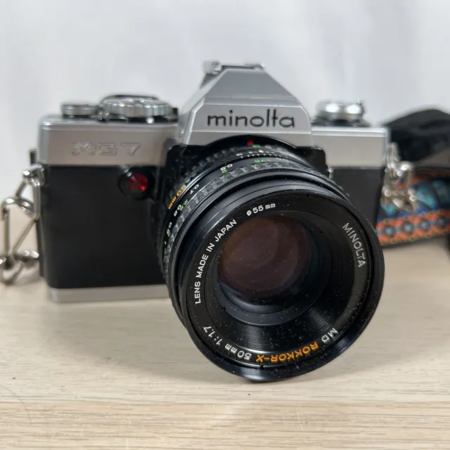 Minolta XG-7 with MD Rokkor-x 50mm 1:1.47 Lens Tested Very Good Condition