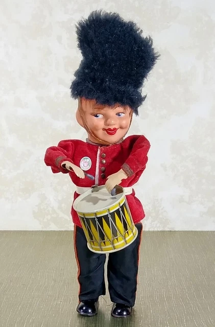 Jouet Mécanique Ancien – Ours Au Tambour Max Carl 1957 – Allemagne