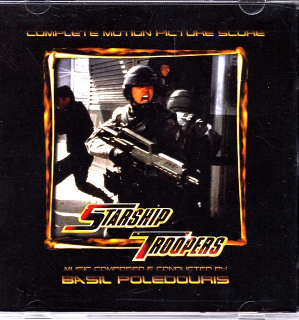 STARSHIP TROOPERS BASIL Poledouris 2 CD COMPLETE MOTION PICTURE SCORE ...