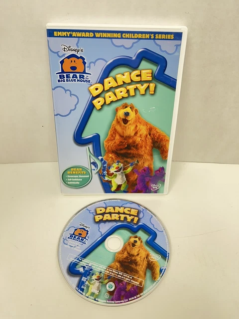 bear-in-the-big-blue-house-dance-party-dvds-tested-5-92-picclick-uk