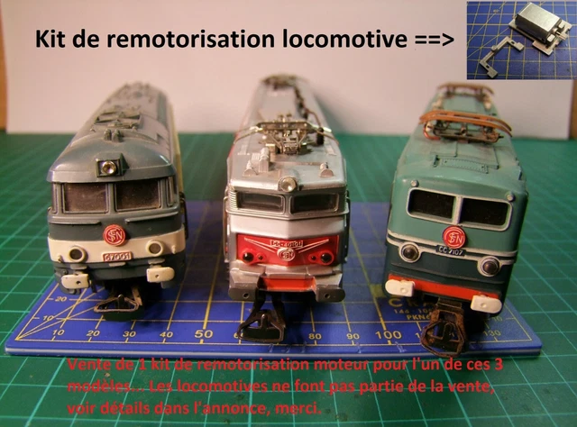 Kit Motorisation M9 locomotives JOUEF HO châssis métal CC7107 (CC40101-BB67001)