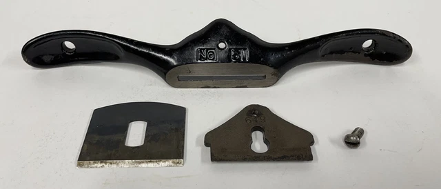 Vintage STANLEY No. 51 Spokeshave Flat Bottom Sole Woodworking 6