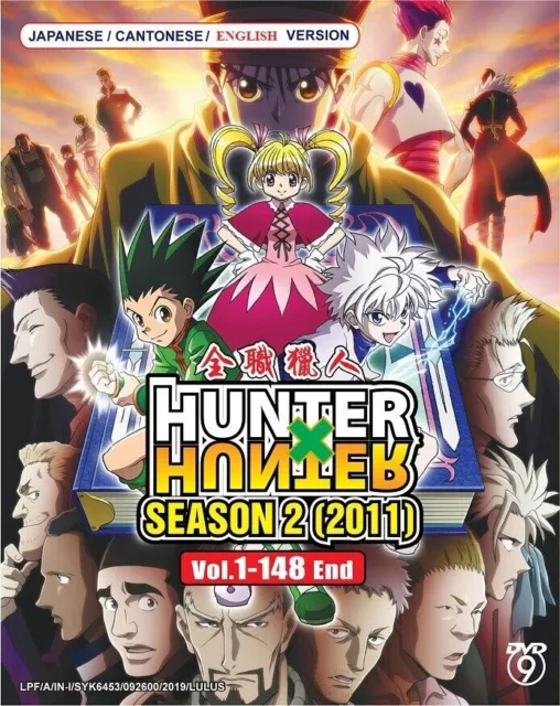 DVD Anime HUNTER X HUNTER Complete Season 2 (2011)VOL (1-148 End) English Dubbed
