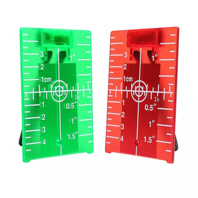 Target   Card W / Stand for Red/Green  Cross Line Laser