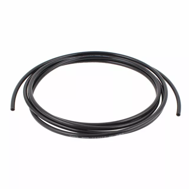 6mm x 4mm Pneumatic Air Compressor Tubing PU Hose Tube Pipe 9.8 Ft Black