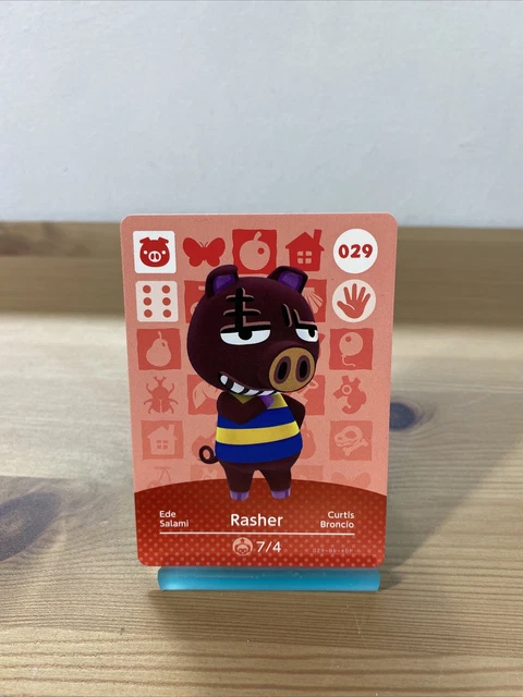 Carte Amiibo Animal Crossing Poppy 052 Série 1 - Neuve