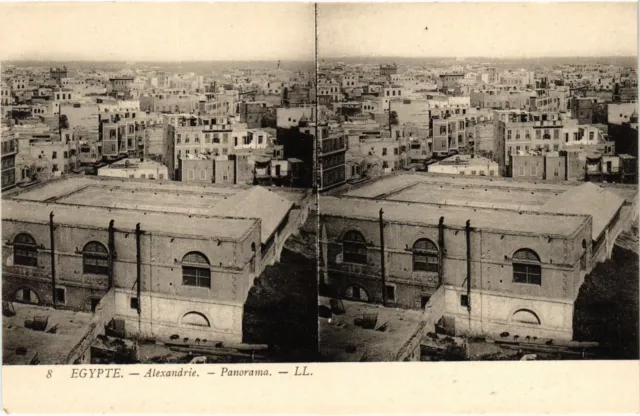 CPA AK ALEXANDRIA Panorama - Stereo Pc. EGYPT (1324230)