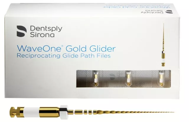 Waveone Gold Glider 25mm ENDODONTIC RECIPROCATING Glide Path Dentsply 3 files