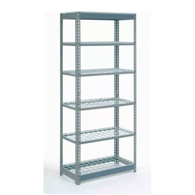Global Industrial Heavy Duty Shelving 48"W x 24"D x 72"H With 6 Shelves Wire