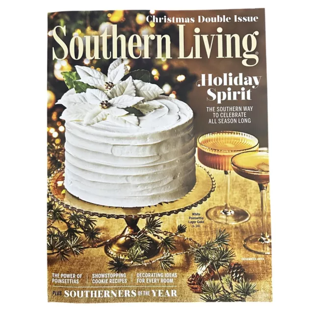 SOUTHERN LIVING MAGAZINE December 2024 Holiday Spirit Recipes