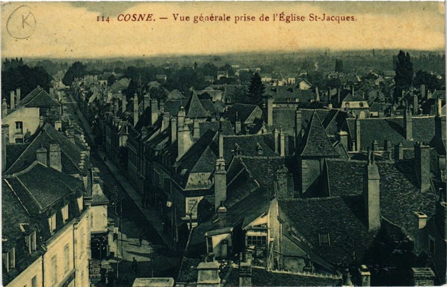 CPA AK COSNE - General view taken of St. James' Church (421039)