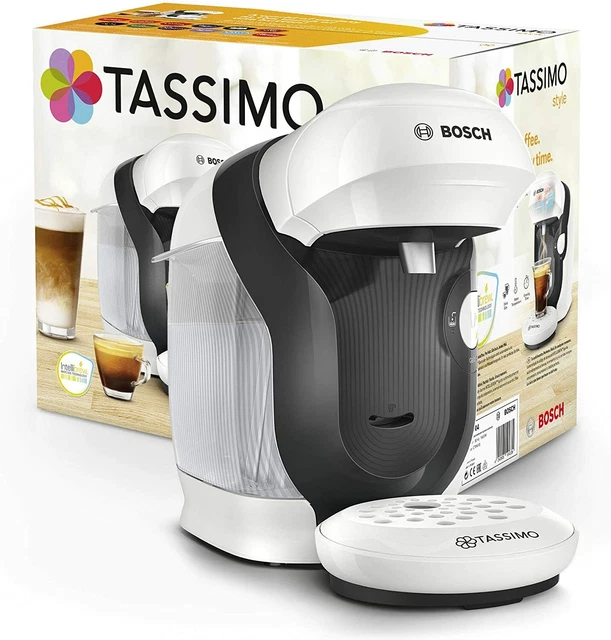 Bosch Hogar TASSIMO Style, Machine à Café De Capsules, Compact, Blanc