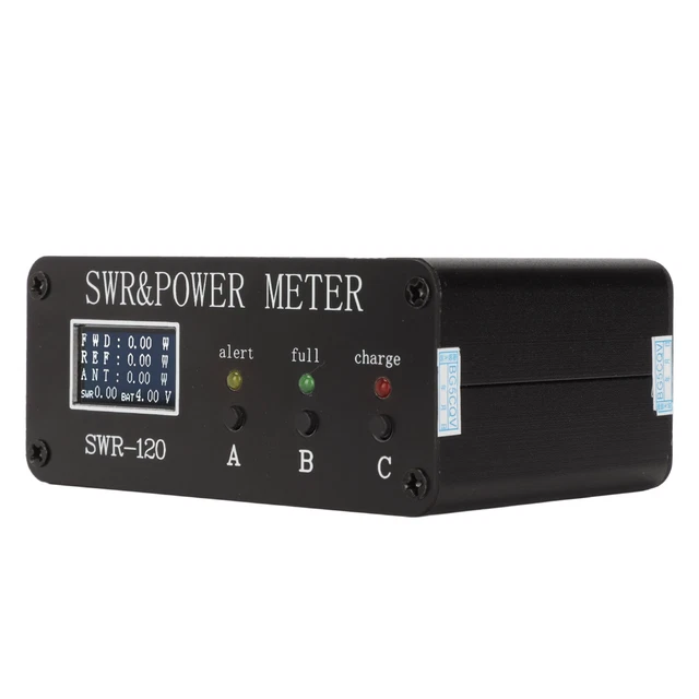 Misuratore d'onda stagnante lega di alluminio display digitale 1,8-50 MHz FM AM CW SSB NUOVO