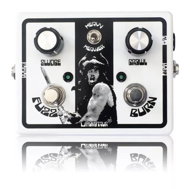 Minotaur  Fuzz & Burn Effect Pedal Guitar Bass Doom Stoner Overdrive Heavy Metal