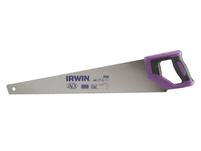 Irwin Jack 990UHP Fin Scie Manuelle Poignée Souple 550mm (22in) 9 de Tpi